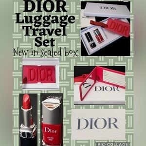 Dior luggage travel set colors #999 New in sealed box!